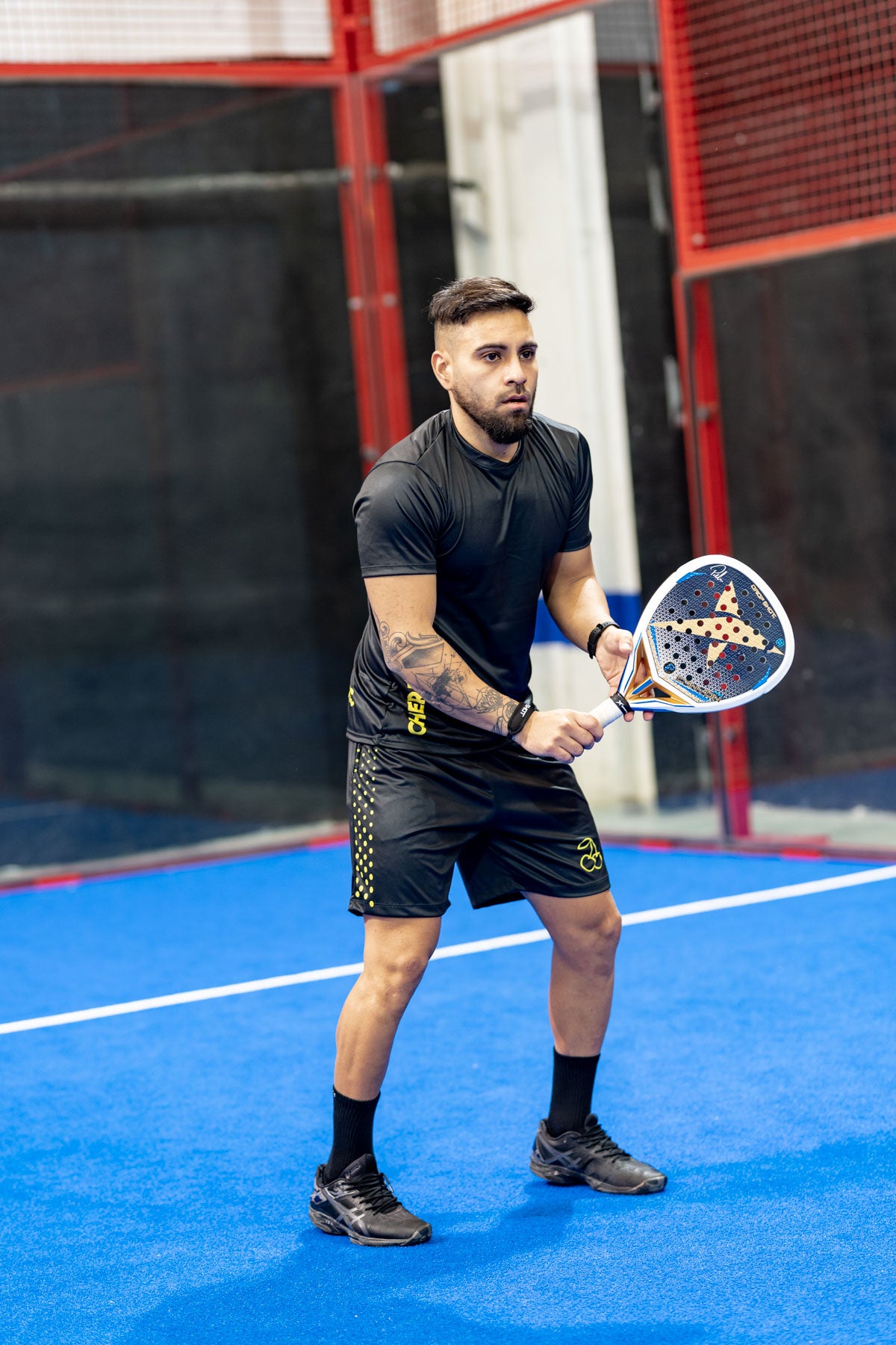 BBT-shirt noir Padel